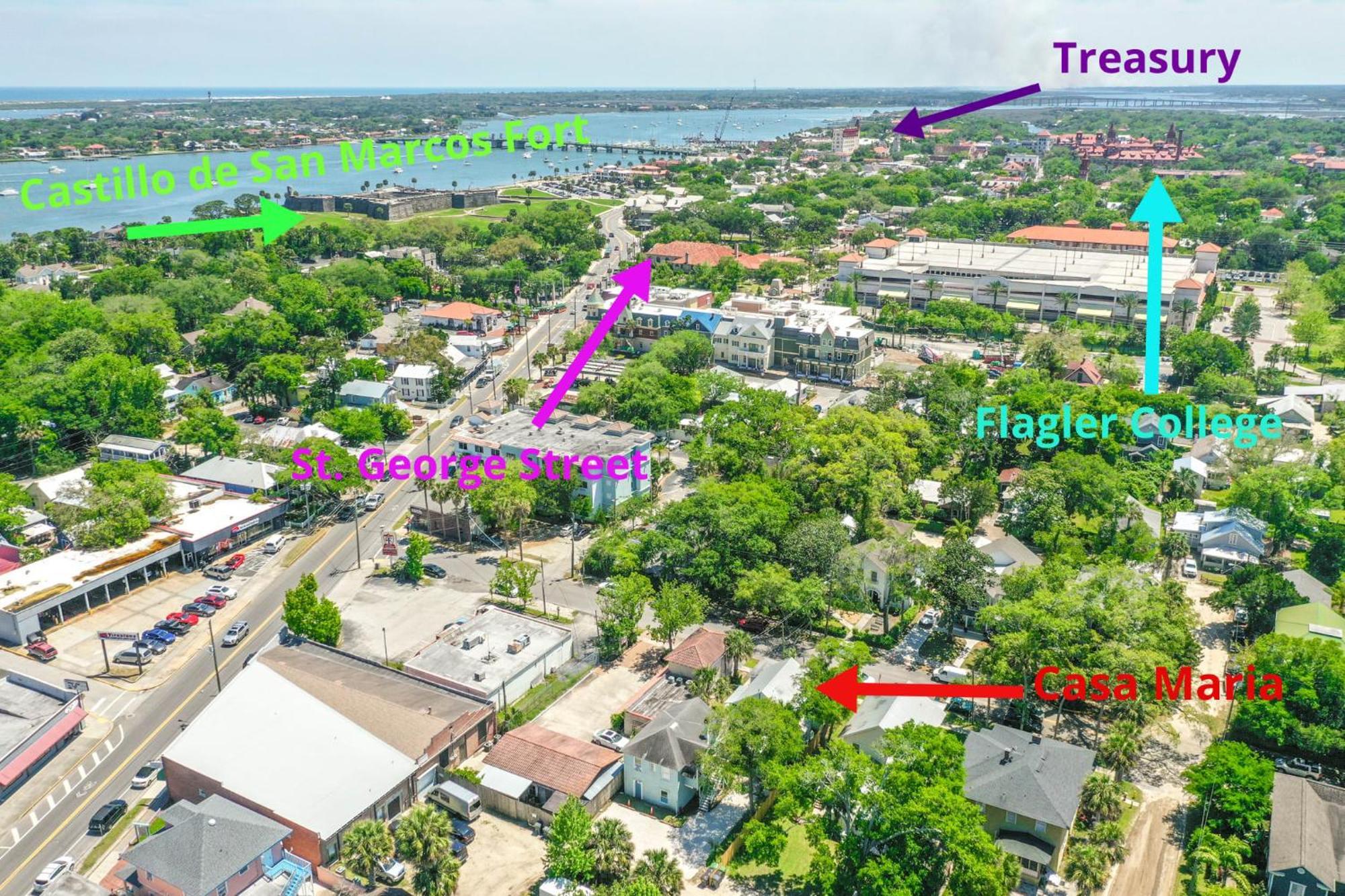 Casa Maria 2- Charming, Quaint Apt Next To Everything Downtown! Сейнт-Огастін Екстер'єр фото